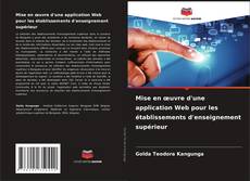 Buchcover von Mise en œuvre d'une application Web pour les établissements d'enseignement supérieur