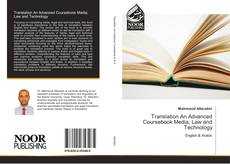 Buchcover von Translation An Advanced Coursebook Media, Law and Technology