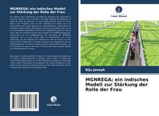 Buchcover von MGNREGA; ein indisches Modell zur Stärkung der Rolle der Frau