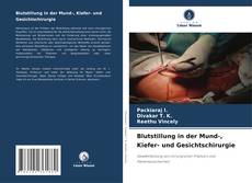 Capa do livro de Blutstillung in der Mund-, Kiefer- und Gesichtschirurgie 