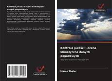 Copertina di Kontrola jakości i ocena klimatyczna danych pogodowych