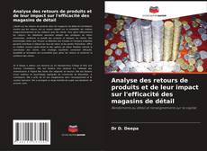 Bookcover of Analyse des retours de produits et de leur impact sur l'efficacité des magasins de détail