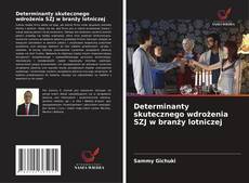 Copertina di Determinanty skutecznego wdrożenia SZJ w branży lotniczej