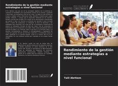Buchcover von Rendimiento de la gestión mediante estrategias a nivel funcional