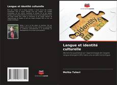 Bookcover of Langue et identité culturelle