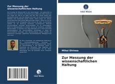 Couverture de Zur Messung der wissenschaftlichen Haltung