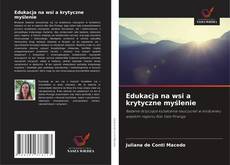 Copertina di Edukacja na wsi a krytyczne myślenie