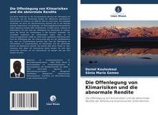 Portada del libro de Die Offenlegung von Klimarisiken und die abnormale Rendite