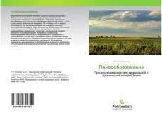 Capa do livro de Почвообразование 