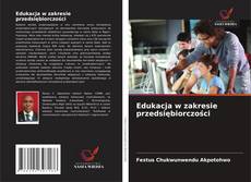Edukacja w zakresie przedsiębiorczości kitap kapağı
