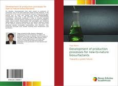 Bookcover of Development of production processes for new-to-nature biosurfactants