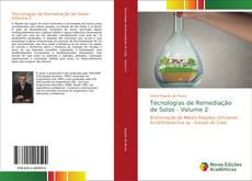 Tecnologias de Remediação de Solos - Volume 2 kitap kapağı