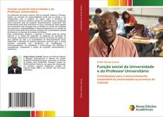 Função social da Universidade e do Professor Universitário kitap kapağı