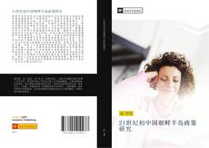 Portada del libro de 21世纪初中国朝鲜半岛政策研究