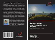 Copertina di Sławne osoby niepełnosprawne w Indiach