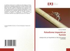 Capa do livro de Paludisme importé en Tunisie 