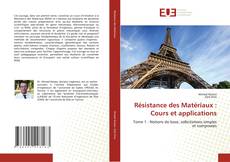 Résistance des Matériaux : Cours et applications kitap kapağı