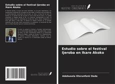 Buchcover von Estudio sobre el festival Ijeroba en Ikare Akoko
