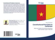 Buchcover von Constitutional Principles in Cameroon