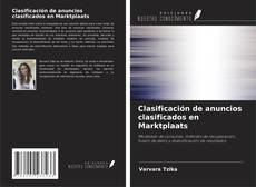 Buchcover von Clasificación de anuncios clasificados en Marktplaats