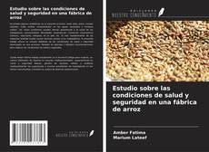 Buchcover von Estudio sobre las condiciones de salud y seguridad en una fábrica de arroz