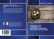 Buchcover von Predigten und Andachten zu besonderen Anlässen und rund um die Musik