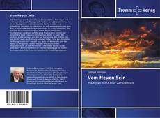 Buchcover von Vom Neuen Sein