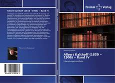 Albert Kalthoff (1850 -1906) - Band IV的封面