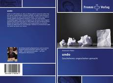 Bookcover of undo