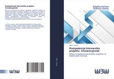 Buchcover von Kompetencje kierownika projektu: Innowacyjność