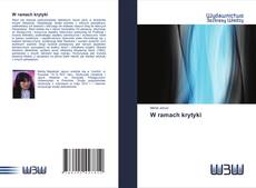 Bookcover of W ramach krytyki