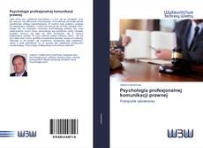 Couverture de Psychologia profesjonalnej komunikacji prawnej