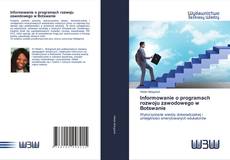 Buchcover von Informowanie o programach rozwoju zawodowego w Botswanie