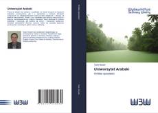 Uniwersytet Arabski kitap kapağı