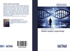 Siedem esejów z psychologii kitap kapağı