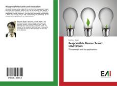 Couverture de Responsible Research and Innovation