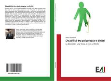 Capa do livro de Disabilità tra psicologia e diritti 