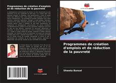 Portada del libro de Programmes de création d'emplois et de réduction de la pauvreté