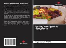Copertina di Quality Management demystified