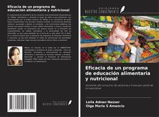 Couverture de Eficacia de un programa de educación alimentaria y nutricional