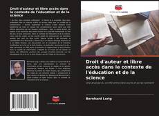 Bookcover of Droit d'auteur et libre accès dans le contexte de l'éducation et de la science