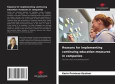 Copertina di Reasons for implementing continuing education measures in companies
