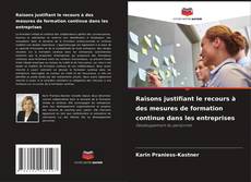 Buchcover von Raisons justifiant le recours à des mesures de formation continue dans les entreprises