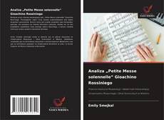 Copertina di Analiza „Petite Messe solennelle” Gioachino Rossiniego