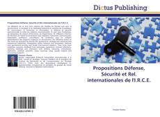 Copertina di Propositions Défense, Sécurité et Rel. internationales de l'I.R.C.E.