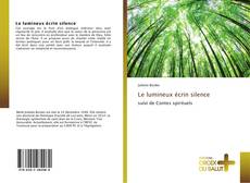 Buchcover von Le lumineux écrin silence