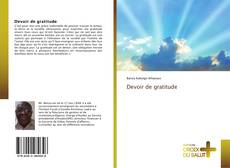Devoir de gratitude kitap kapağı