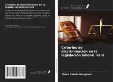 Buchcover von Criterios de discriminación en la legislación laboral iraní