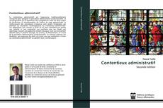 Buchcover von Contentieux administratif