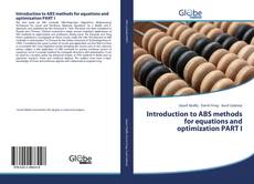 Couverture de Introduction to ABS methods for equations and optimization PART I